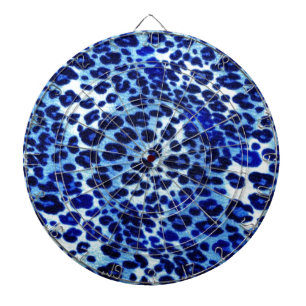 Blue safari Art Dartboard