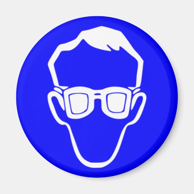 Blue Safety Goggles Magnet (Front)