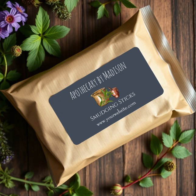 Blue | Sage Smudge Sticks Product Labels (Creator Uploaded)