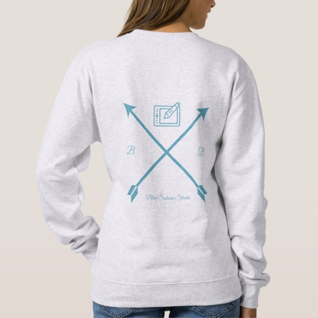 Blue Sahara Studio Sweatshirt (Back)