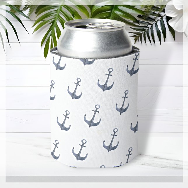 Blue Sailing Theme Anchor |  Can Cooler (Creator Uploaded)