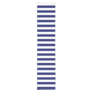 Blue Sailor Stripe Short Table Runner