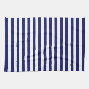 Blue Sailor Stripe (small scale) Tea Towel