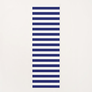 Blue Sailor Stripe Yoga Mat