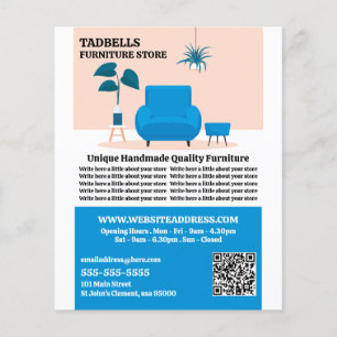 Blue Salon - Furniture Store Sales Flyer