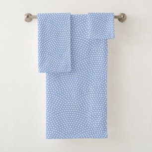 Blue Same Komon (large scale) Bath Towel Set