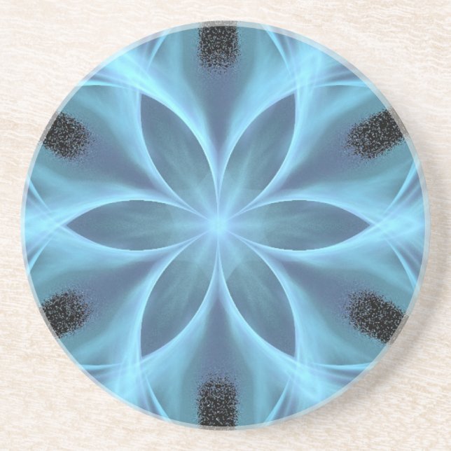 Blue Sand Dollar Coaster (Front)