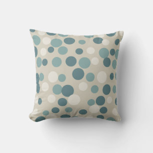 Blue Sand Dots Pillow