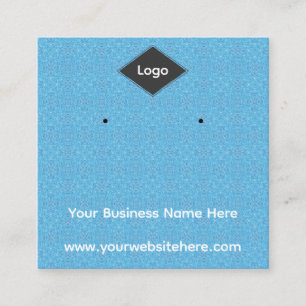 Blue Sand Jewellery Display Square Business Card
