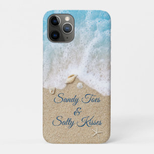 Blue Sandy Toes Salty Kisses iPhone 11 Pro Case