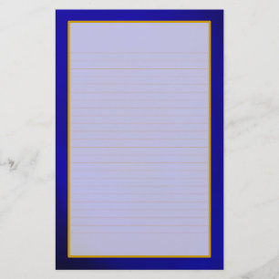 Blue Saphire Fine Lined Stationery