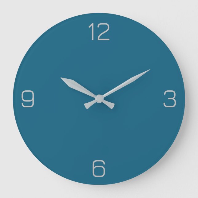 Blue Sapphire 126180 Colour, With Add a Name Optio Large Clock (Front)