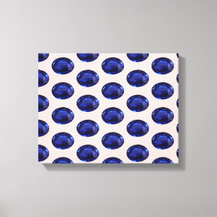 Blue Sapphire Canvas Print