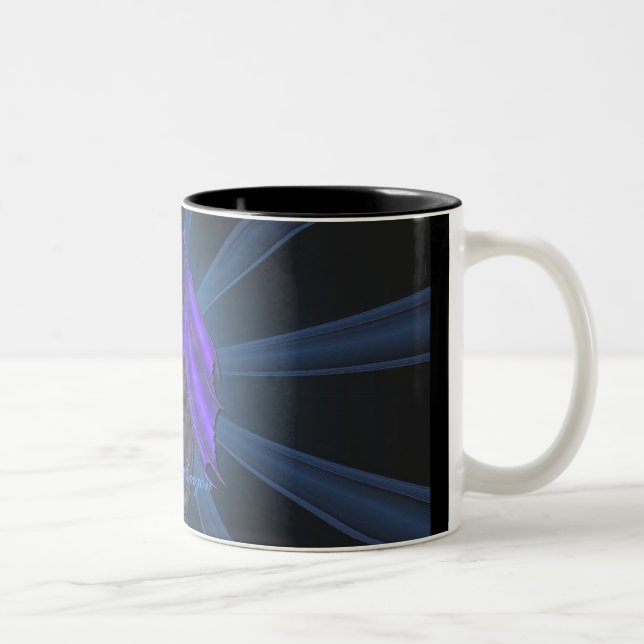 Blue Sapphire Dragon Pattern Mug (Right)