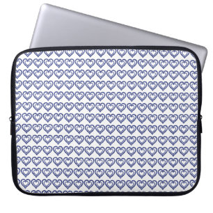 Blue Sapphire Heart Laptop Sleeve