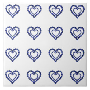 Blue Sapphire Heart Tile