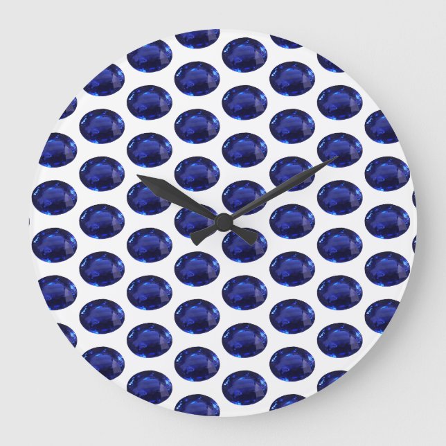 Blue Sapphire Large Clock (Front)