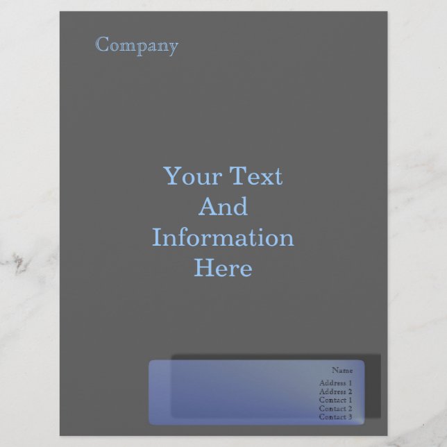 Blue Sapphire Letterhead (Front)