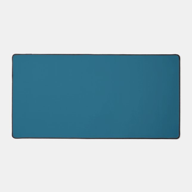 Blue sapphire (solid colour)  desk mat (Front)