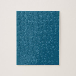 Blue sapphire (solid colour) jigsaw puzzle