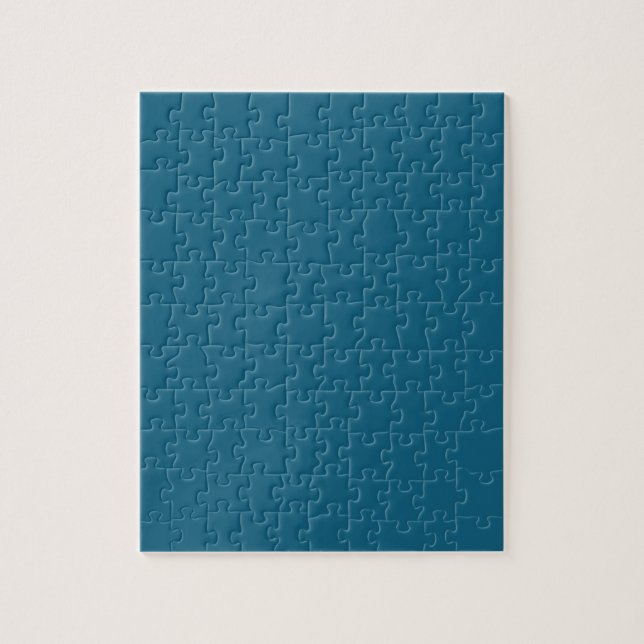 Blue sapphire (solid colour)  jigsaw puzzle (Vertical)
