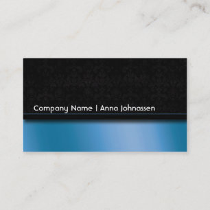 Blue Satin • Elegant Business Card