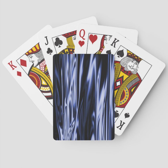 Blue Satin...... Playing Cards (Back)