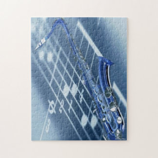 Blue Saxophone Puzzle