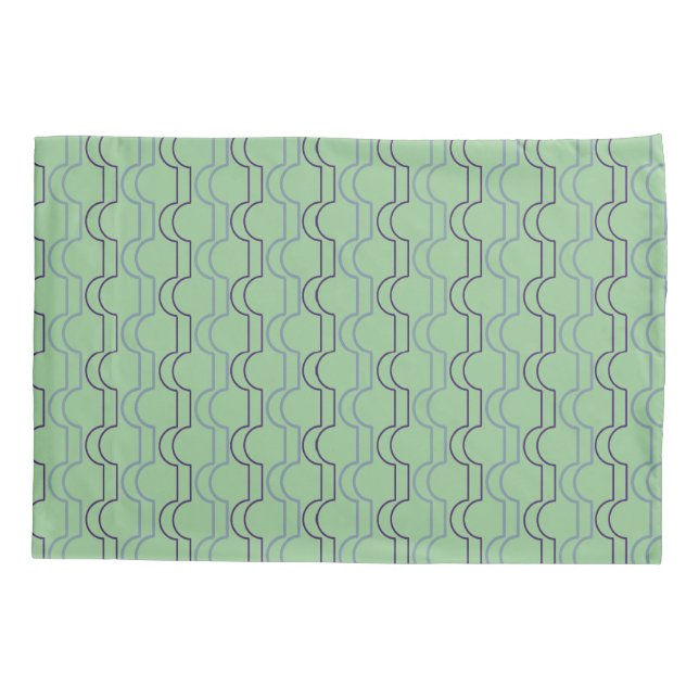 Blue Scallops Pillowcase (Back)