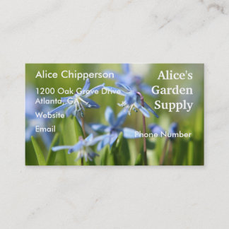 Blue Scilla Business Card