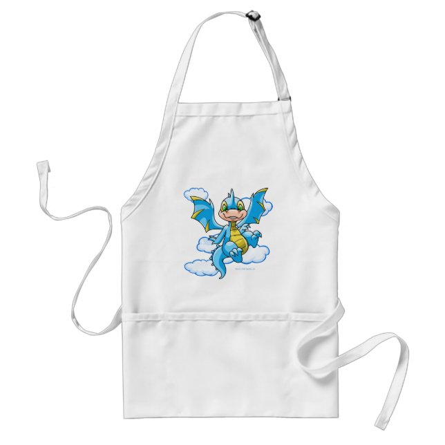 Blue Scorchio with his head in the clouds Standard Apron (Front)