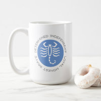 Blue Scorpio Traits Zodiac Star Sign Coffee Mug