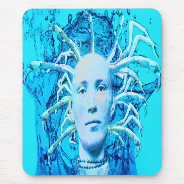 Blue Scorpion Mouse Mat (Front)