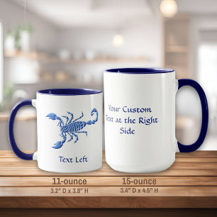 Blue Scorpion Mug