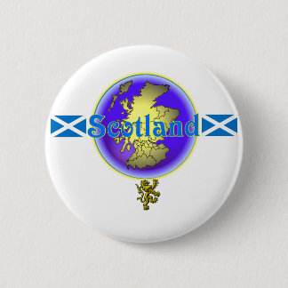 Blue Scotland. :-) 6 Cm Round Badge