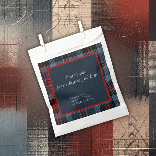 blue scottish country wedding favour bags (Creator Uploaded)