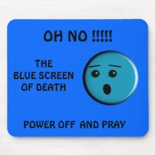 Blue Screen of Death - - Customised - Customised Mouse Mat