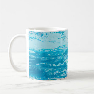 Blue sea coffee mug