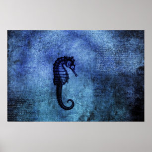 Blue Sea Dragon Poster