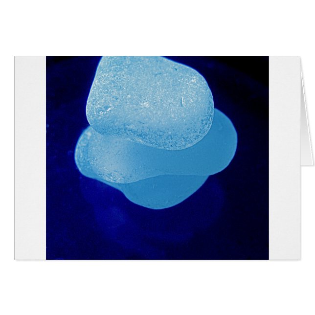 Blue Sea Glass Reflections (Front Horizontal)