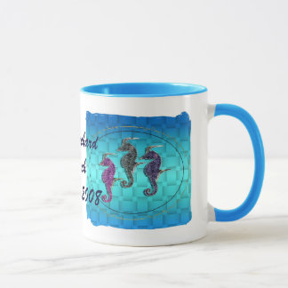 Blue Sea Horse Race. Mug
