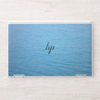 Blue sea laptop skin