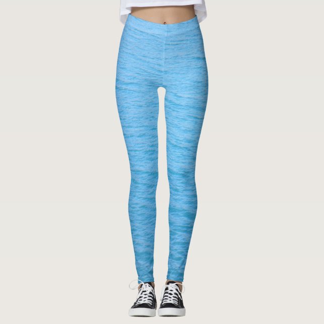 Blue sea leggings (Front)
