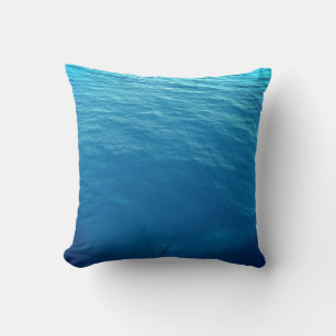 Blue Sea Photo Throw Cushion