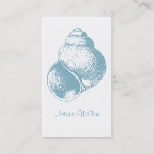 Blue Sea Shell Business Card