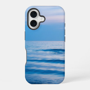 Blue Sea Sky beach iPhone 16 Case