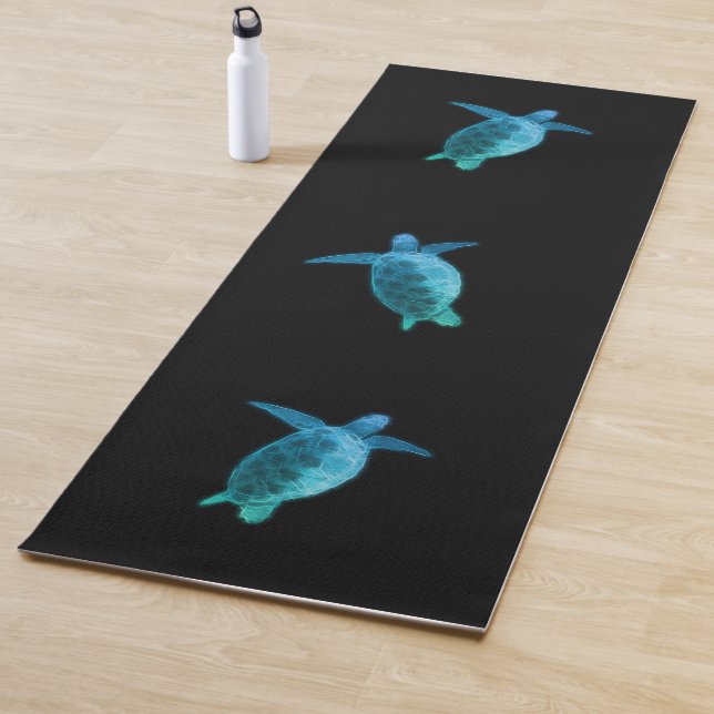 Blue Sea Turtle Yoga Mat (In Situ)