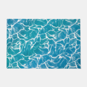 Blue Sea Water Doormat