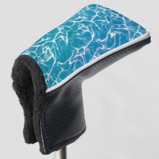 Blue Sea Water* Golf Head Cover (3/4 Front)