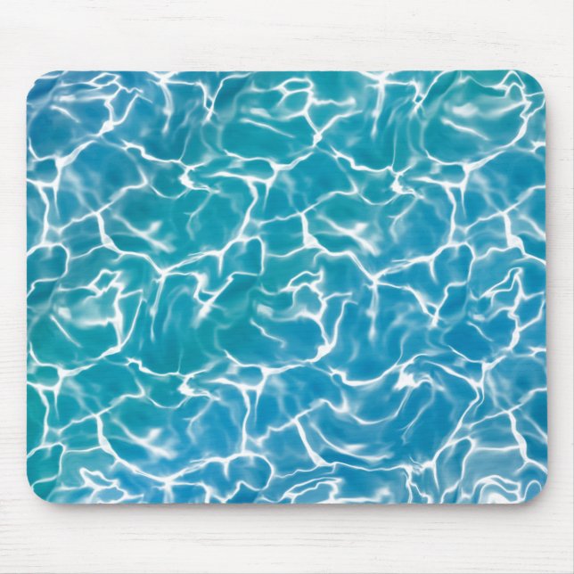 Blue Sea Water* Mouse Mat (Front)